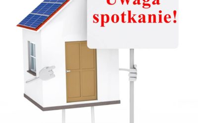 Spotkanie w sprawie dofinansowania na mikro-instalacje fotowoltaiczne.