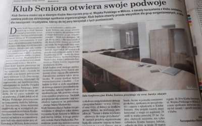 Klub Seniora w Miliczu w nowej odsłonie.